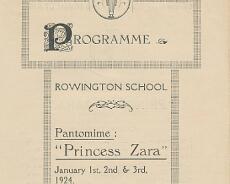 20130811_0005 Programme for Rowington School production of pantomime 