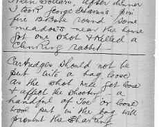 Shooting06 Extracts from 1908 shooting diary of William Shakespeare from Henley
