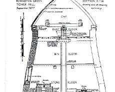 Mill001 Pencil drawing of Rowington Mill (
