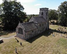 Aerial view Aerial view of St Michaels Baddesley Clinton