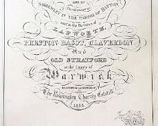 DSC01815 Rowington Estates Charity property book, detailing the charity's property portfolio in 1855