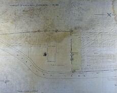 DSC02647 1887 plan showing the 'new' graveyard to the North side of the church
