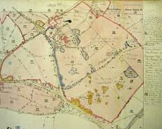 IMG_2181 Estate Maps from the Claverdon Leys and Pinley estates of EG Wheler-Galton in early 1900s. The maps have some interesting annotations.