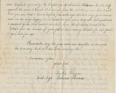 Perras letter 2 Letter from Fritz Perras to Thomas Smith after the war