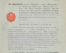 Giblin_0007 Lease for a section of the Branch Line rail embankment in Lowsonford from 1947