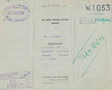 Giblin_0008 Lease for a section of the Branch Line rail embankment in Lowsonford from 1947