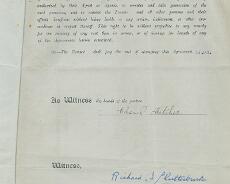 Giblin_0009 Lease for a section of the Branch Line rail embankment in Lowsonford from 1947
