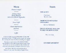 20170131_0002 Programme from the final Ex-Servicemen's Supper held in November 2015
